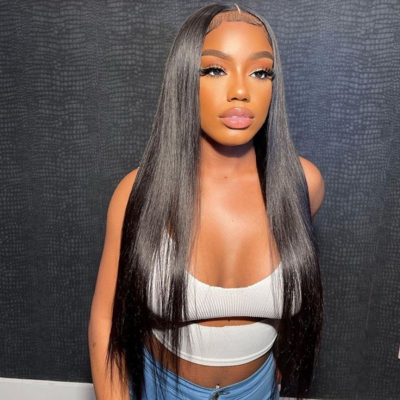 30 Inch 13x4 Lace Front Wig Pre Plucked Natural Hairline 100% Virgin Human Hair | Flash Sale