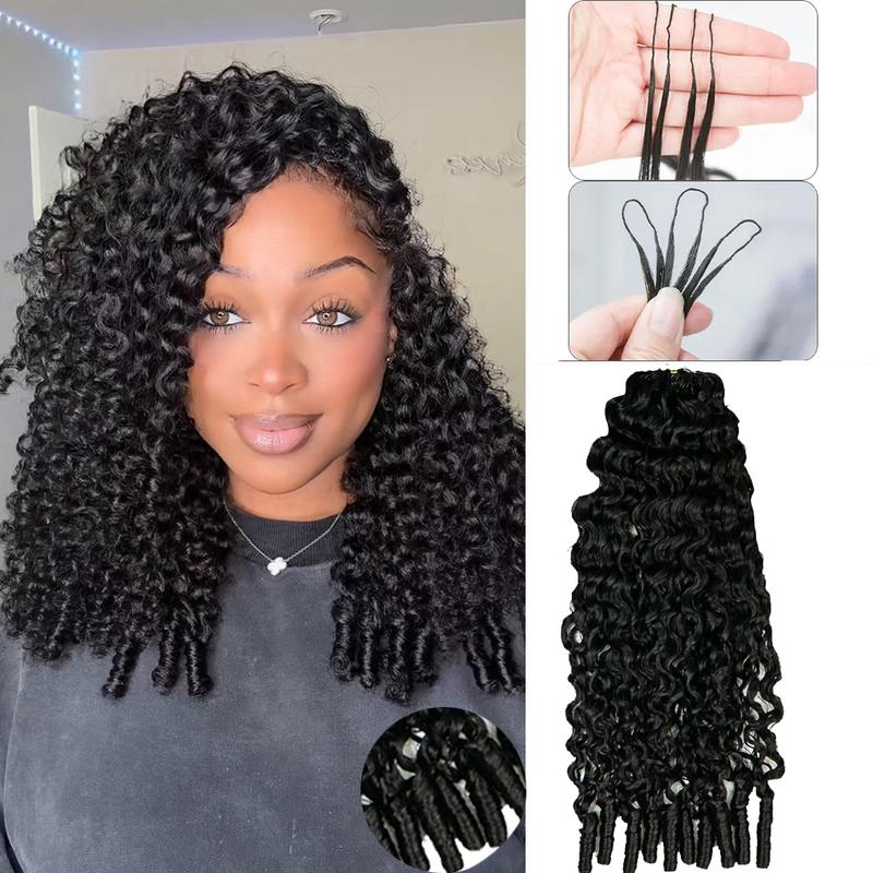 Zlike Burmese Curly Crochet Human Hair for Natural Boho Braids Miracle knots