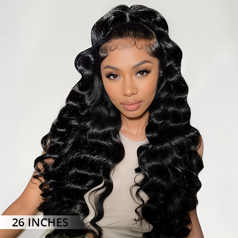 Zlike Loose Deep Transparent Lace Front Wigs Virgin Human Hair Frontal Lace Wig For Women