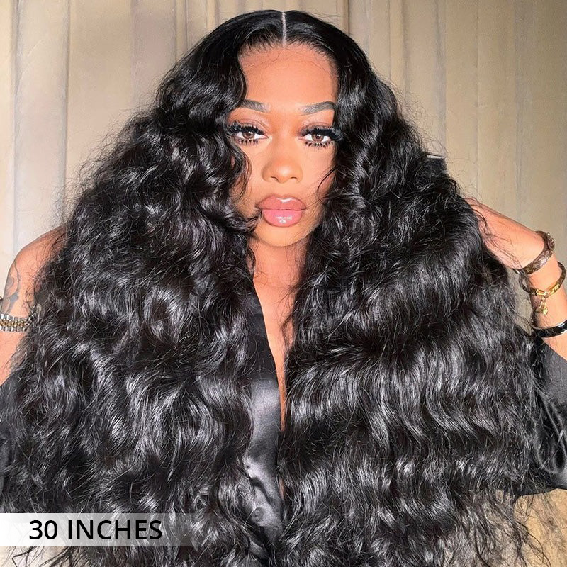 300% Density Body Wave Transparent Lace Front Wigs Virgin Human Hair Frontal Lace Wig For Women