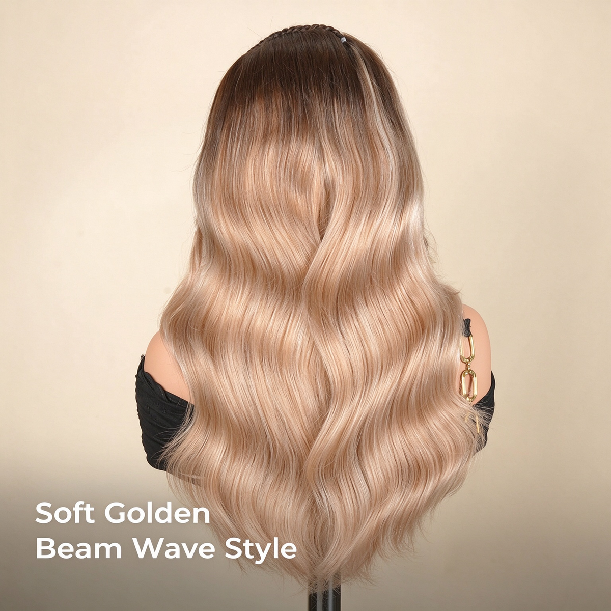 Zlike 13x6 Pre Braided Brunette Blonde Highlights Loose Body Lace Front Wig Glueless Human Hair Wigs Natural Hairline