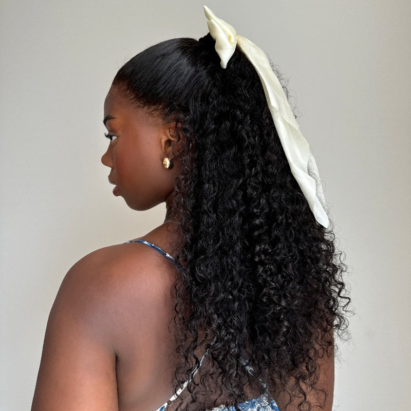 360 Lace Wig Water Wave Human Hair Transparent Lace Front Wigs With Baby Hair