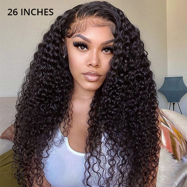 3 In 1 Half Wigs Kinky Curly Flexible Fit Half Wigs With Drawstring Beginner Friendly