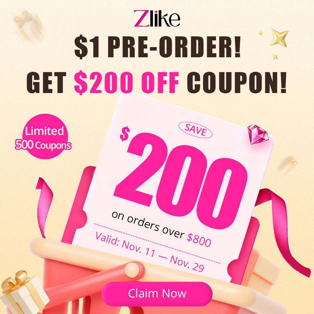 Zlike Hair $200 OFF Coupon 1 to Claim