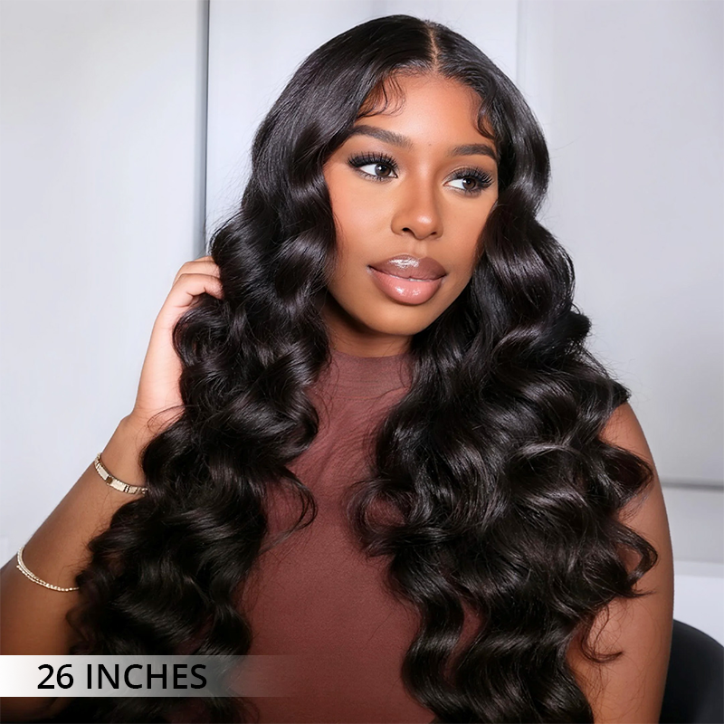 Zlike Loose Deep Transparent Lace Front Wigs Virgin Human Hair Frontal Lace Wig For Women