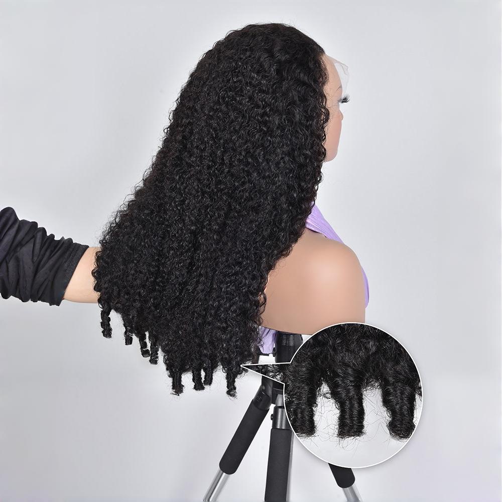 Zlike Burmese Curly Transparent Lace Front Wigs Virgin Human Hair Frontal Lace Wigs For Women