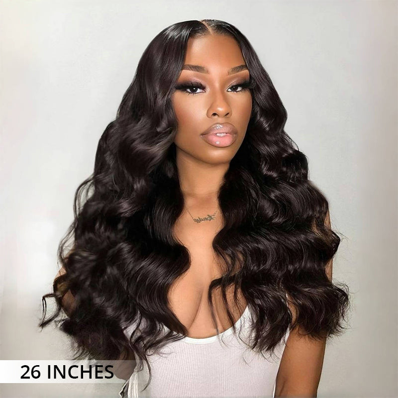 Loose Wave Wigs 300% Density Virgin Human Hair Bleach Konts Transparent Lace Front Wigs Pre Plucked Hairline
