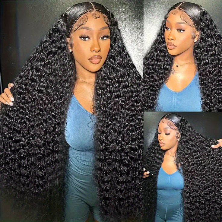 Clearance Sale | Water Wave Transparent Lace Front Wigs Long Natural Wave Wigs For Women