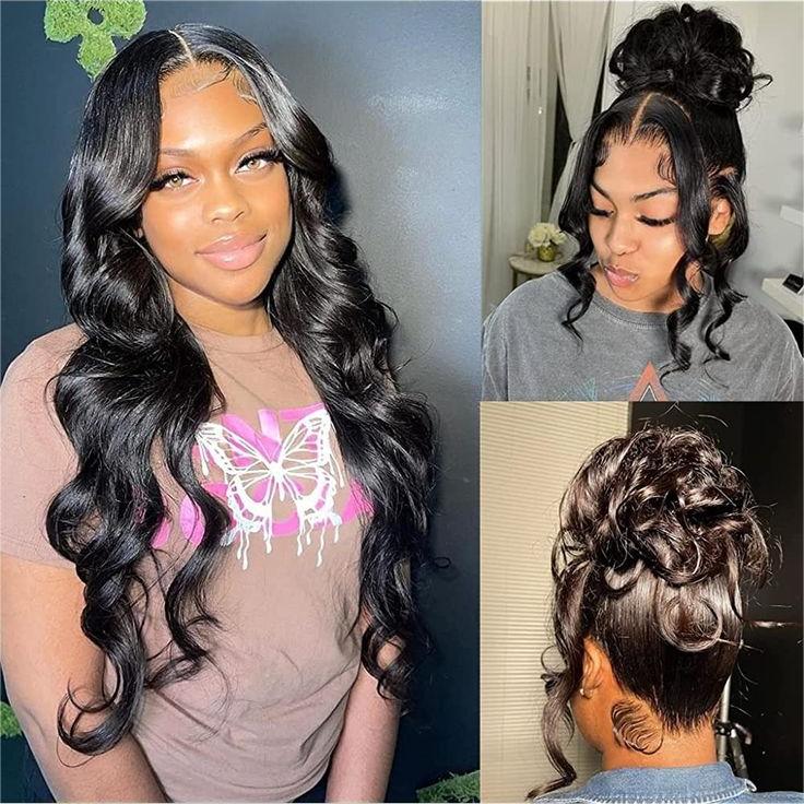 Flash Sale | 360 Lace Frontal Wigs Body Wave Invisi-Band Transparent Lace Human Hair Wigs