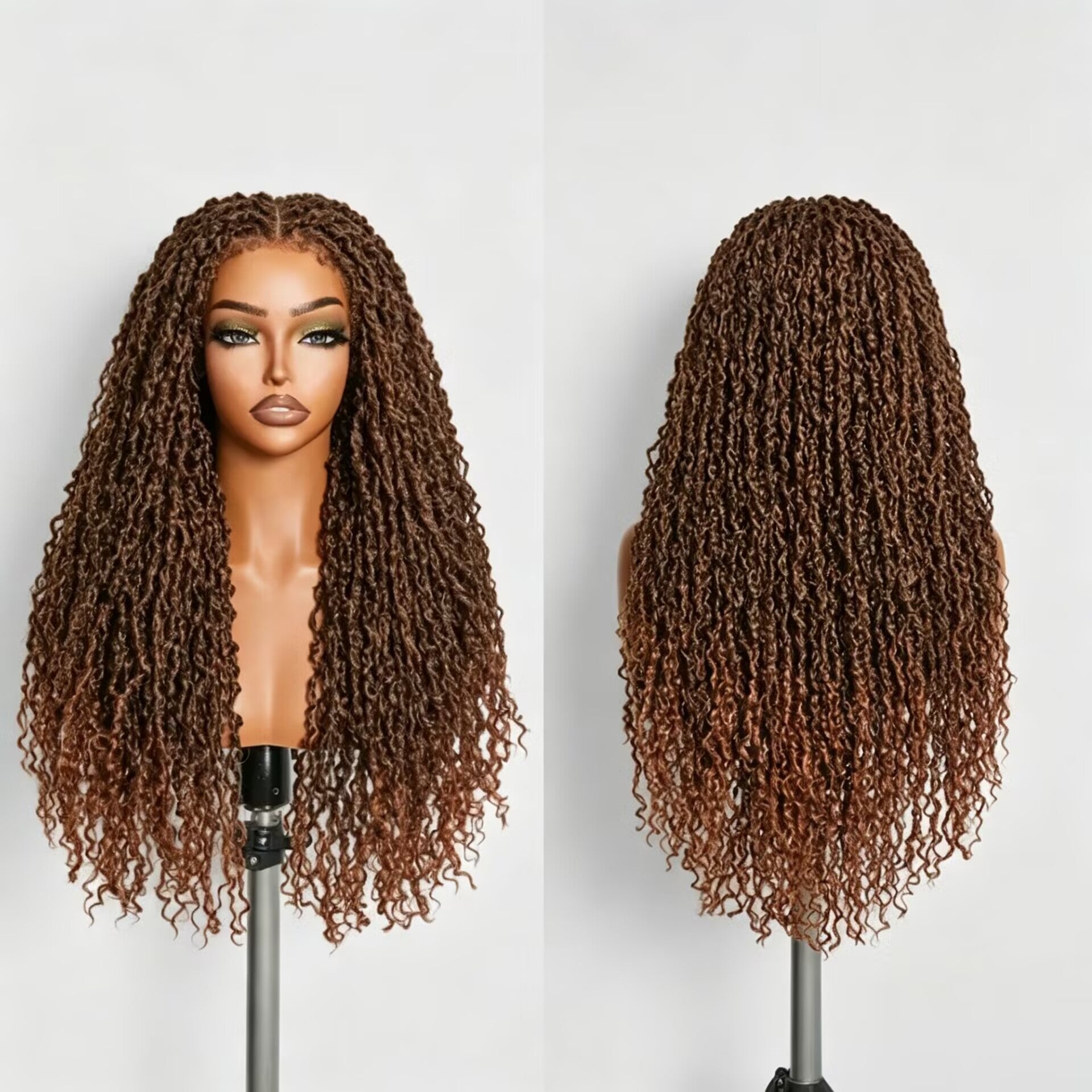 Zlike Boho Twist Curly Wig 13x6 Pre-Cut Lace Front Wig Glueless Ready to Wear Human Hair Wi