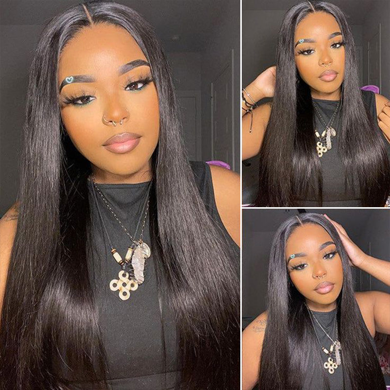 89=2 Wigs Pixie Cut Jerry Curly 13x4 Side Part Short Bob Wigs +U/V Part Glueless Wig Quick & Easy Affordable Human Hair Wigs Flash Sale