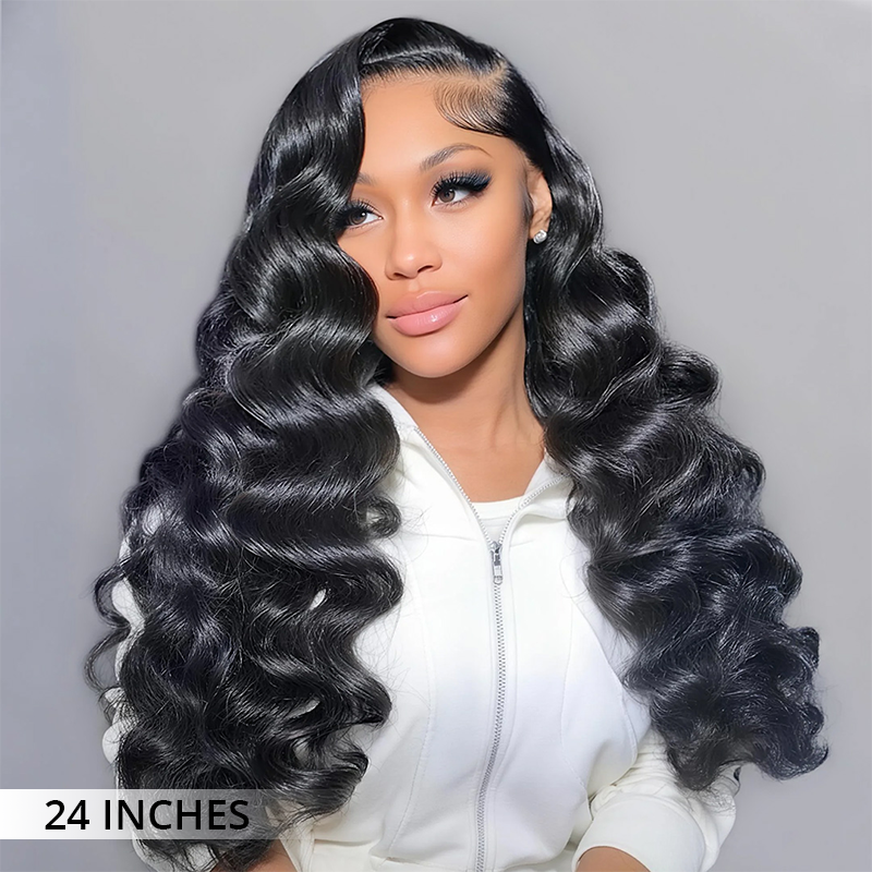 30"=$198 Loose Deep Transparent Lace Front Wigs Virgin Human Hair Frontal Lace Wig Flash Sales