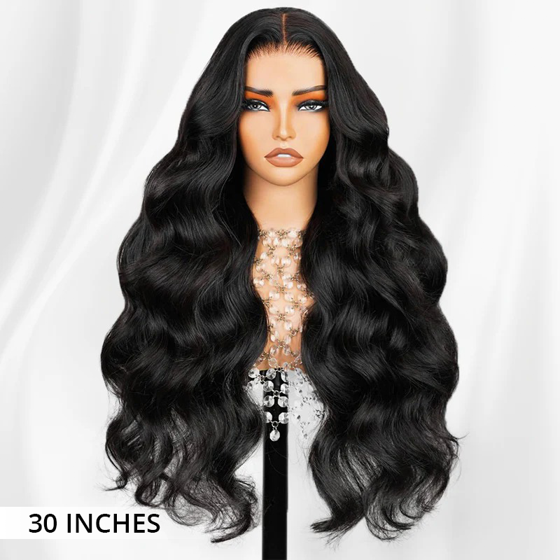 300% Density Body Wave Transparent Lace Front Wigs Virgin Human Hair Frontal Lace Wig For Women
