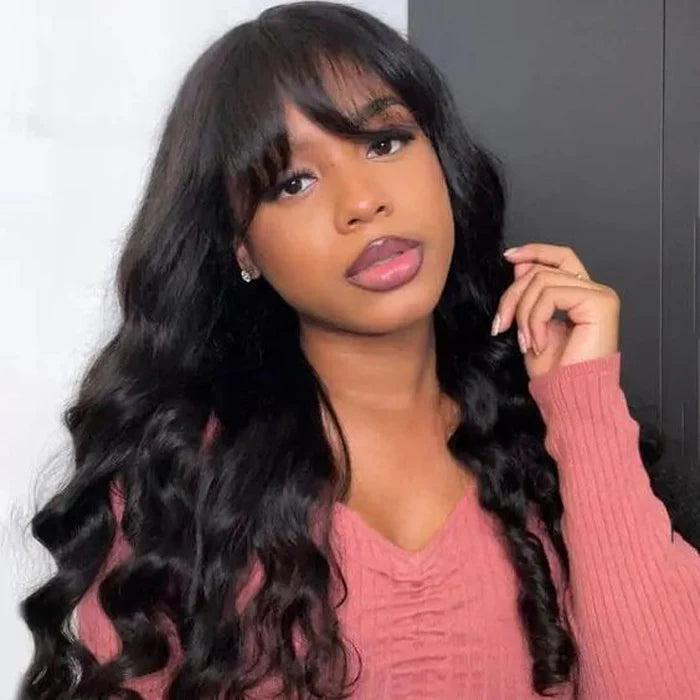 2Wigs = $189 | 5x5 Glueless Straight Wig + Body Wave Wig With Bangs