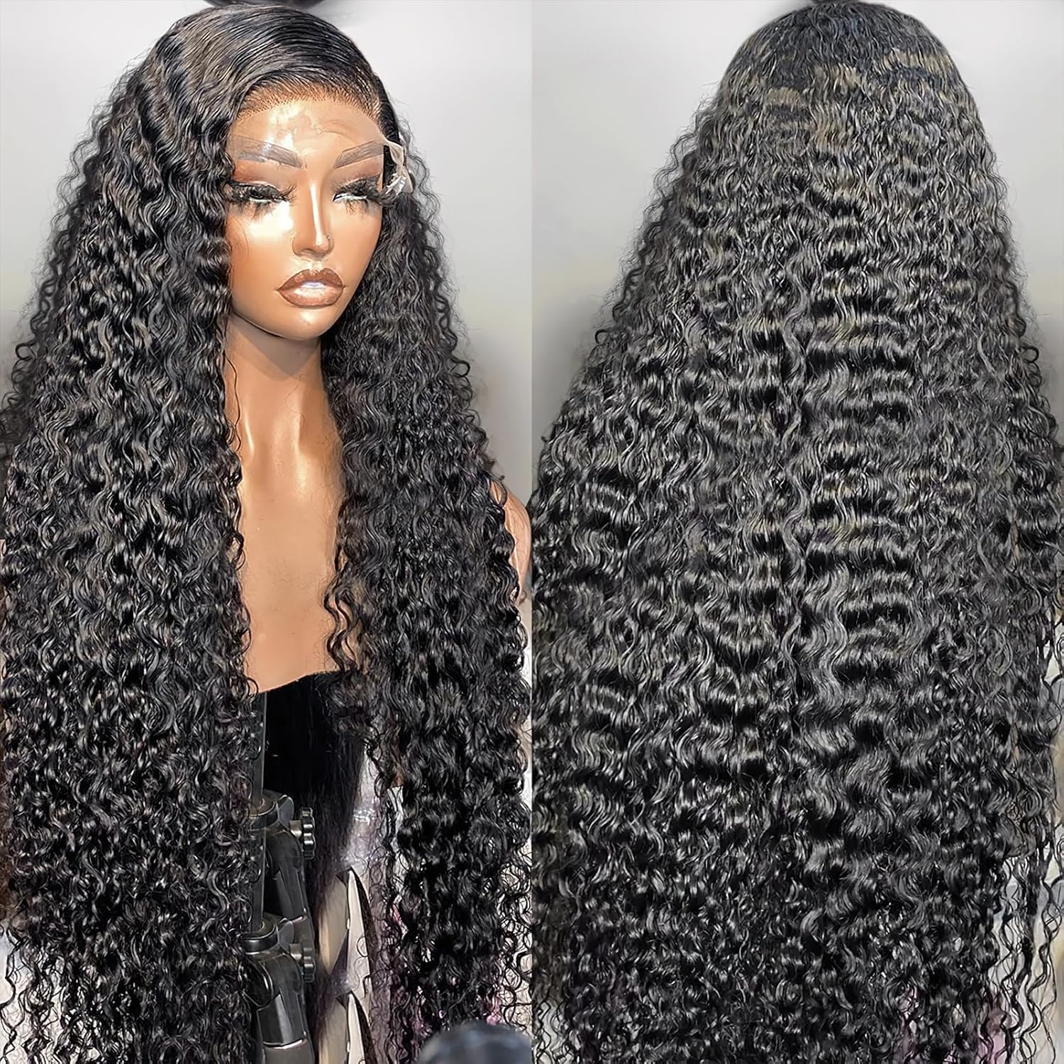 Clearance Sale | Water Wave Transparent Lace Front Wigs Long Natural Wave Wigs For Women