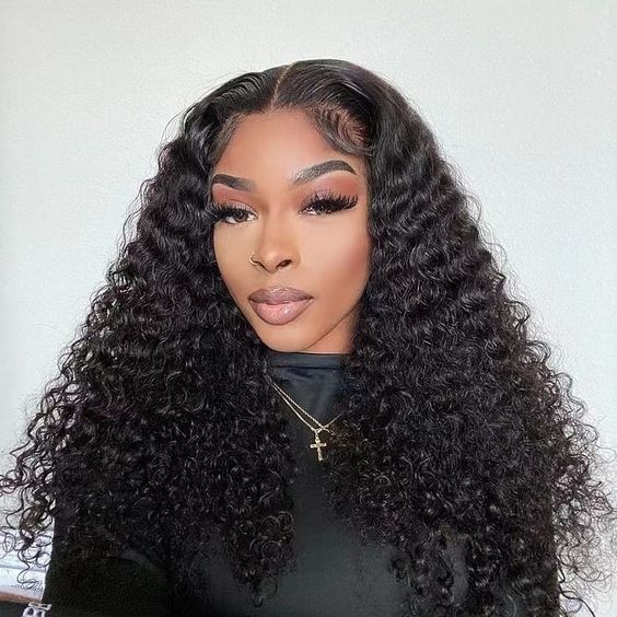 5x5 Lace Closure Water Wave Wigs Pre Cut Transparent Lace Human Hair Wigs Beginner Friendly
