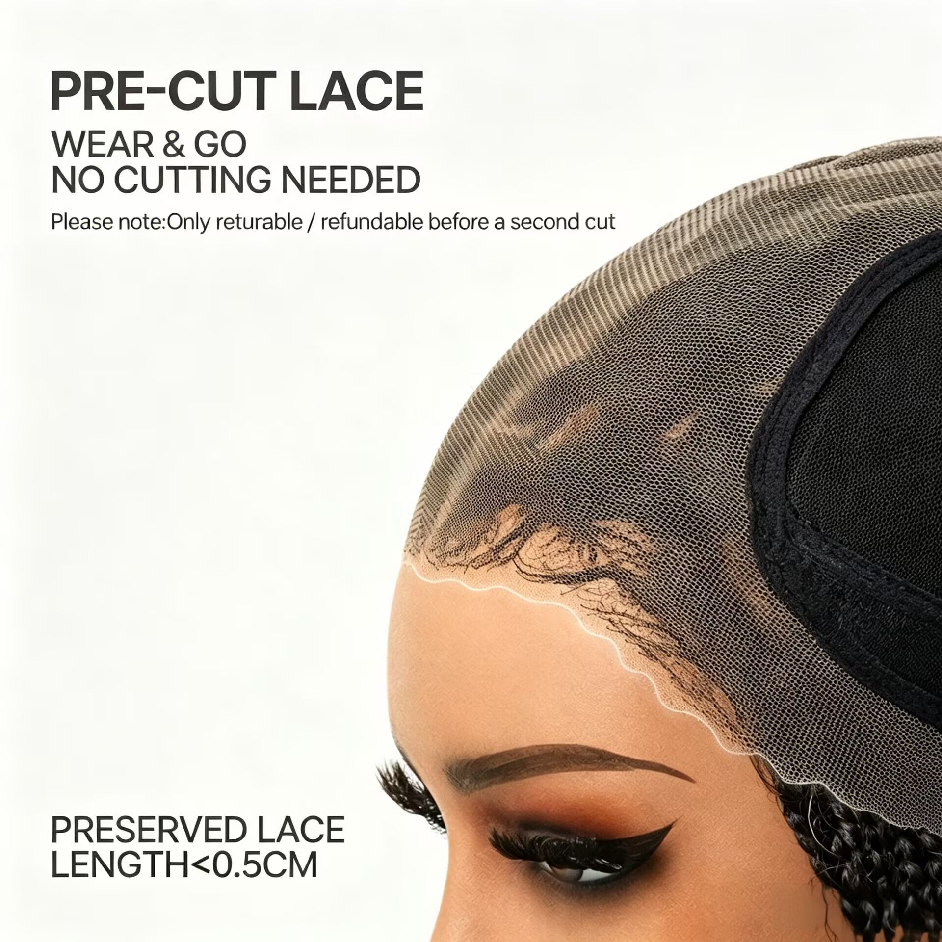 Zlike 13x6 Lace Front Cornrow Top Braided Wig Pre-Cut Glueless Human Hair Wig Natural Black