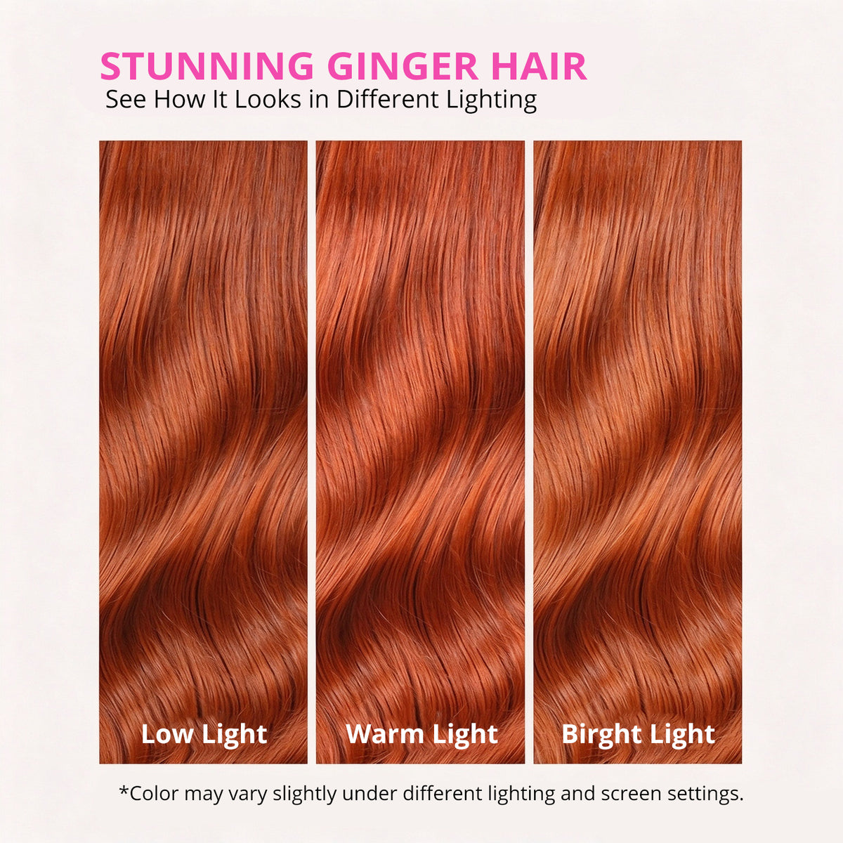 Zlike Body Wave Ginger Wigs Layered Hair Side Part Redhead 13x4 Lace Front Wigs