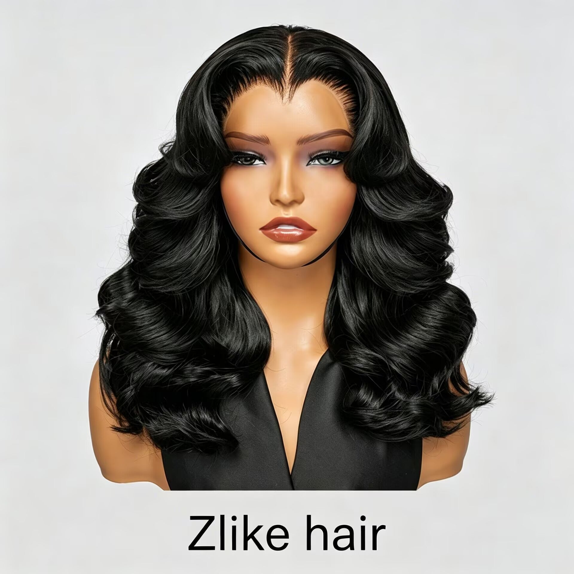 zlike M Hairline Body Wave Layered Cut 7x5 Glueless Drawstring Lace Wig Ready To Wear