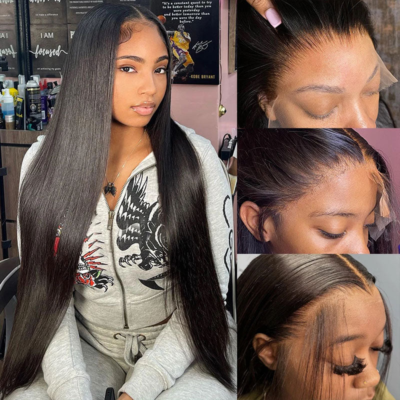 13x4 Lace Front Wig 30 Inch Pre Plucked Natural Hairline 100% Virgin Human Hair | Flash Sale