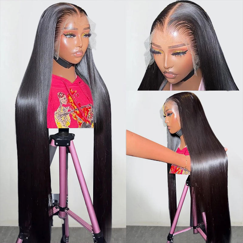 13x4 Lace Front Wig 30 Inch Pre Plucked Natural Hairline 100% Virgin Human Hair | Flash Sale