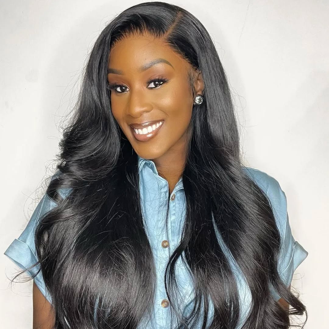 Zlike Body Wave 4x4 Lace Closure Wigs 100% Human Hair Transparent Lace Wigs Beginner Friendly