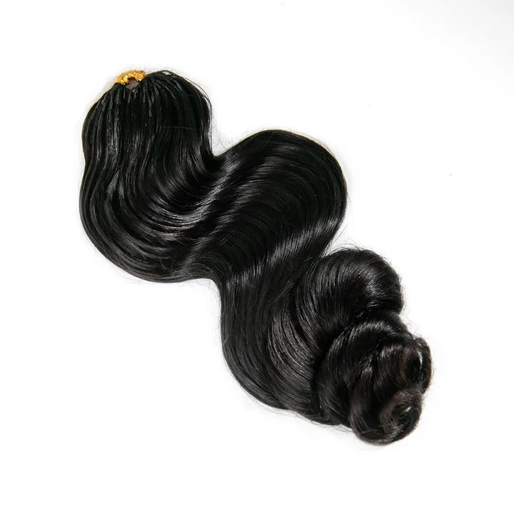 Zlike Loose Wave Crochet Human Hair for Natural Boho Braids Miracle knots