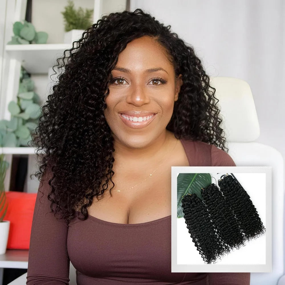Zlike Water Wave Crochet Human Hair for Natural Boho Braids Miracle knots