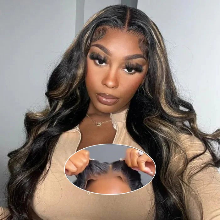 2Wigs = $189 | 5x5 Highlight Body Wave Wig + 5x5 Glueless Water Wave Wig