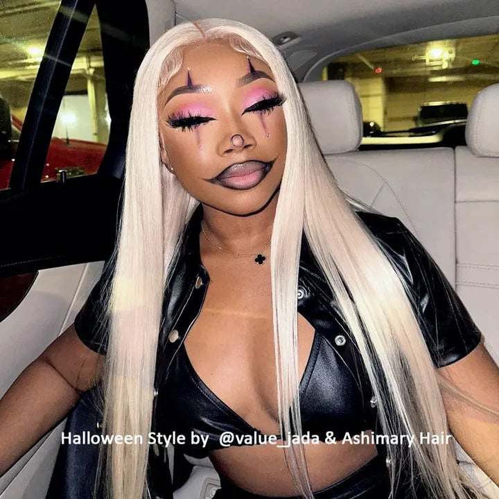 Zlike Transparent 13x4 Lace Front Human Hair Wigs Glueless Pre Plucked Natural Hairline Virgin Hair Wigs