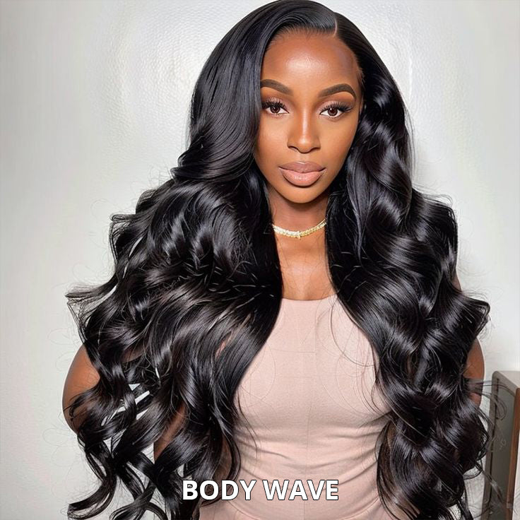 360 Lace Wig Water Wave Human Hair Transparent Lace Front Wigs With Baby Hair