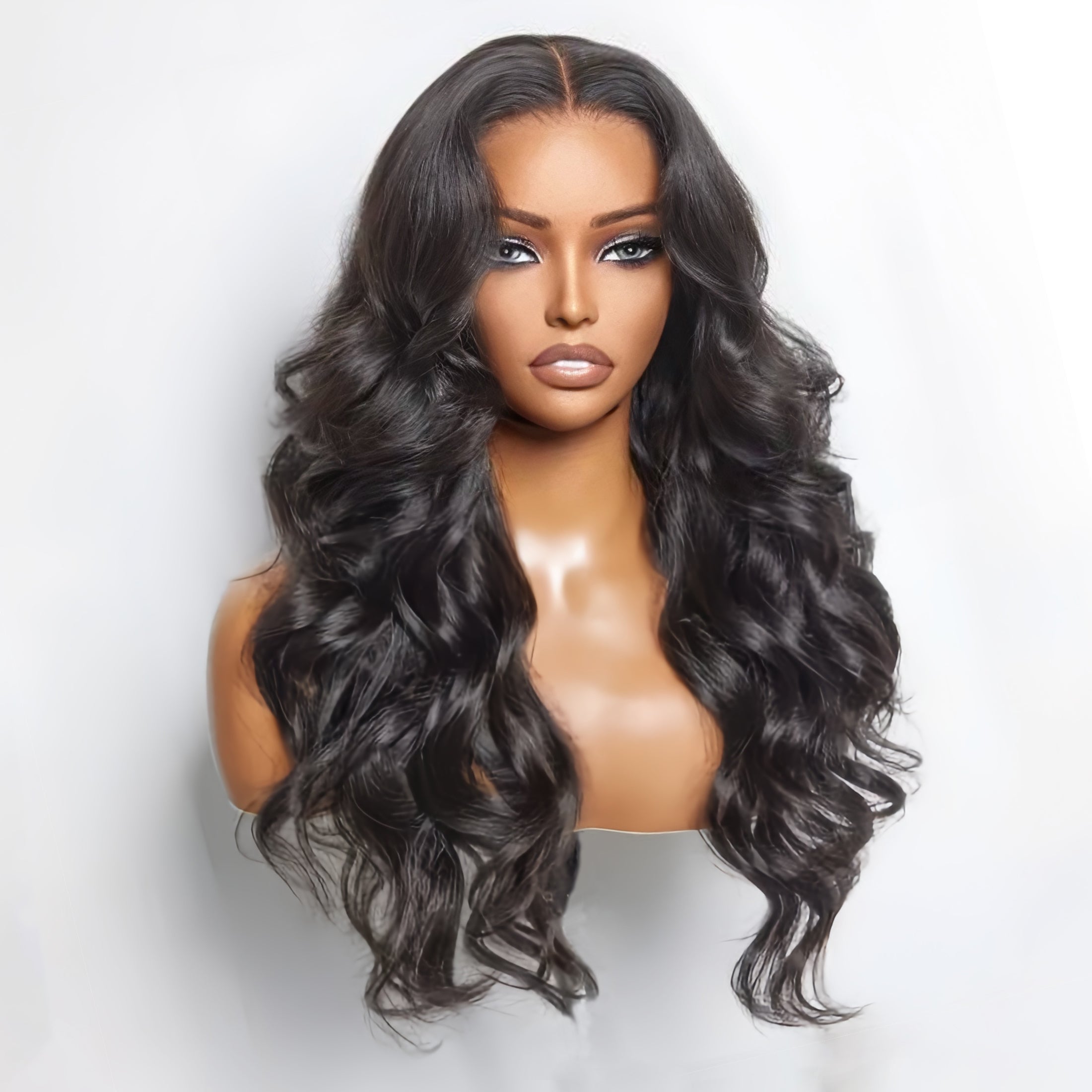 Zlike Pull Go Body Wave Natural Black 13x6 Pre Cut Lace Front Wigs Human Hair Pull To Wear Wigs