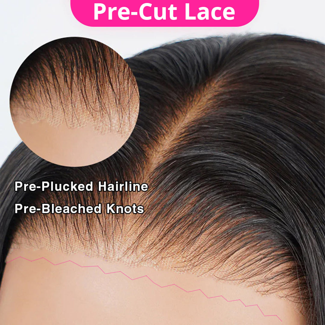 2Wigs = $189 | #33 Reddish Brown Color Body Wave Wig + Glueless Water Wave Wig