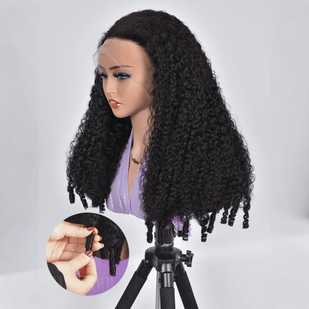 Zlike Burmese Curly Transparent Lace Front Wigs Virgin Human Hair Frontal Lace Wigs For Women