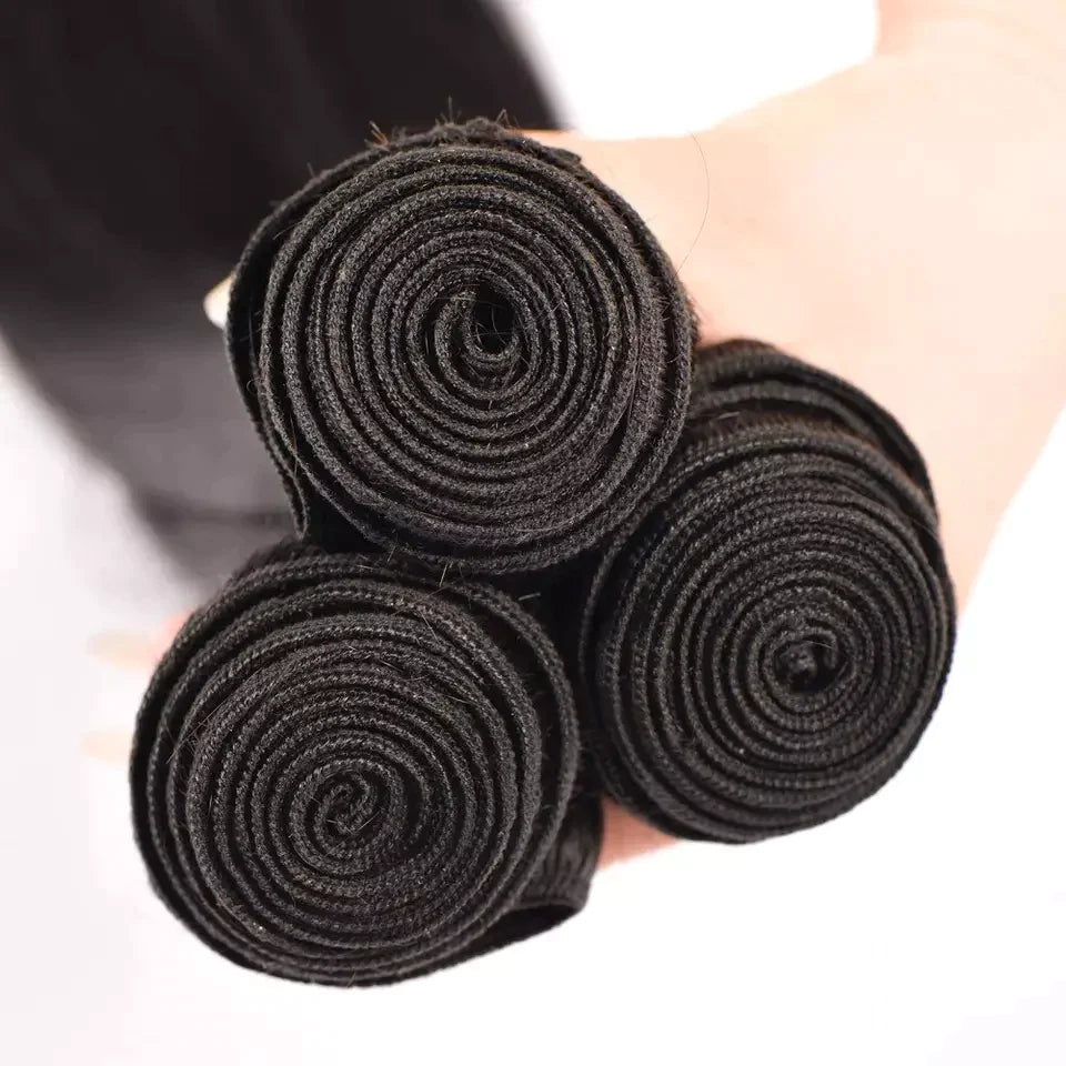 Body Wave Hair 3 Bundles 100% Human Virgin Hair Natural Color- Zlike