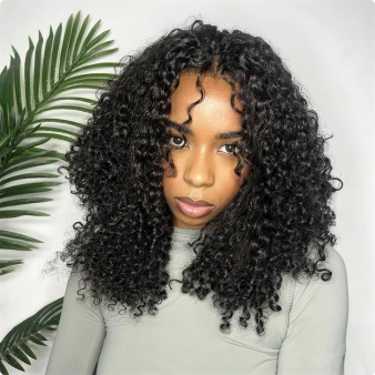 Zlike Burmese Curly Crochet Human Hair for Natural Boho Braids Miracle knots