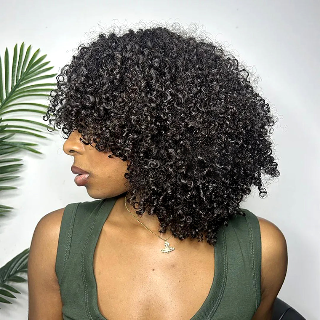 Zlike Kinky Curly Crochet Human Hair for Natural Boho Braids Miracle knots