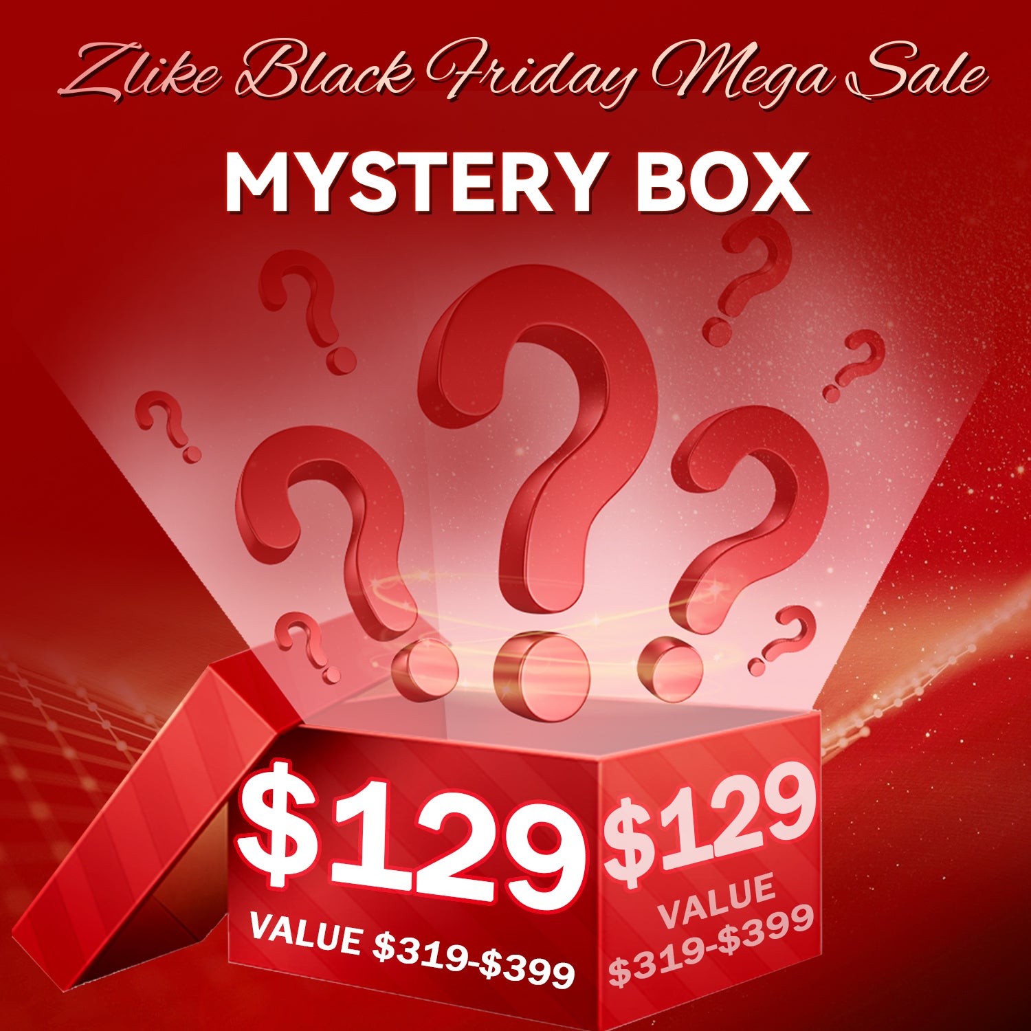 Zlike $129 Mystery Box Win Human Hair Wig And Surprise Gifts Flash Sale