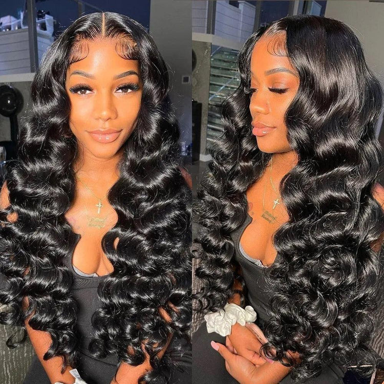 4x4 Loose Wave Hair HD Lace Closure Wigs Natural Color Human Hair Wigs For Women-Zlike