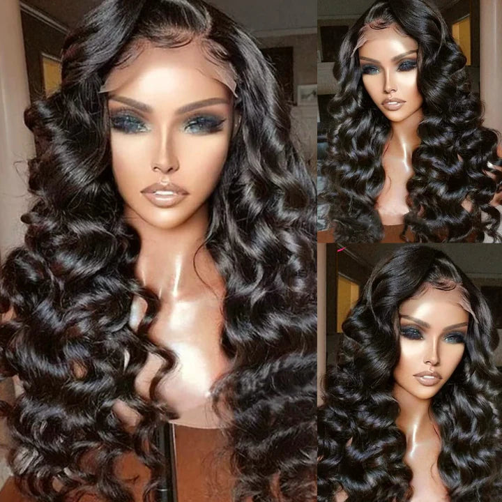 Loose Wave 5x5 HD Lace Closure Wig Pre Plucked Baby Hair Glueless 100% Humam Hair Wigs-Zlike