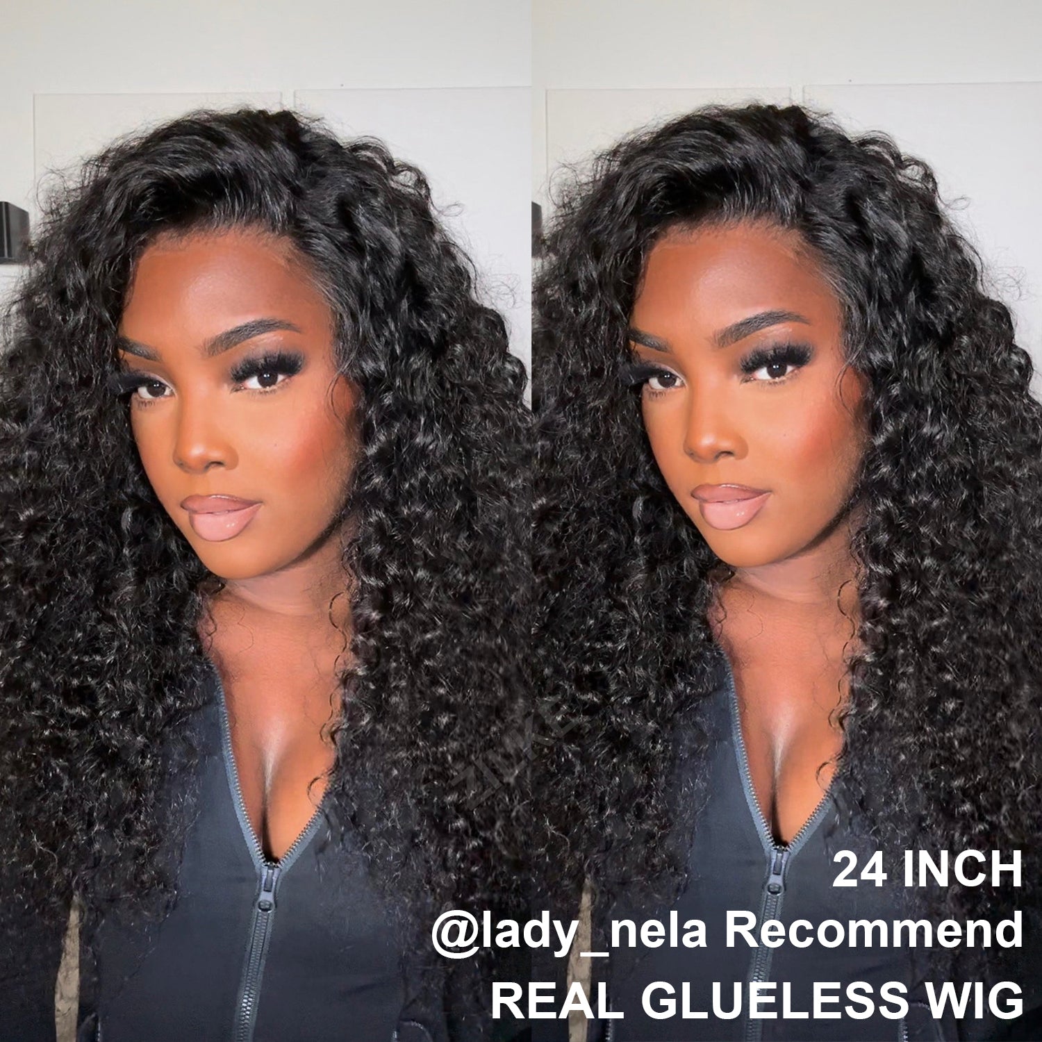 Water Wave 9x6 Glueless Lace Closure Wigs Bleached Knots Pre-Plucked Human Hair Wigs