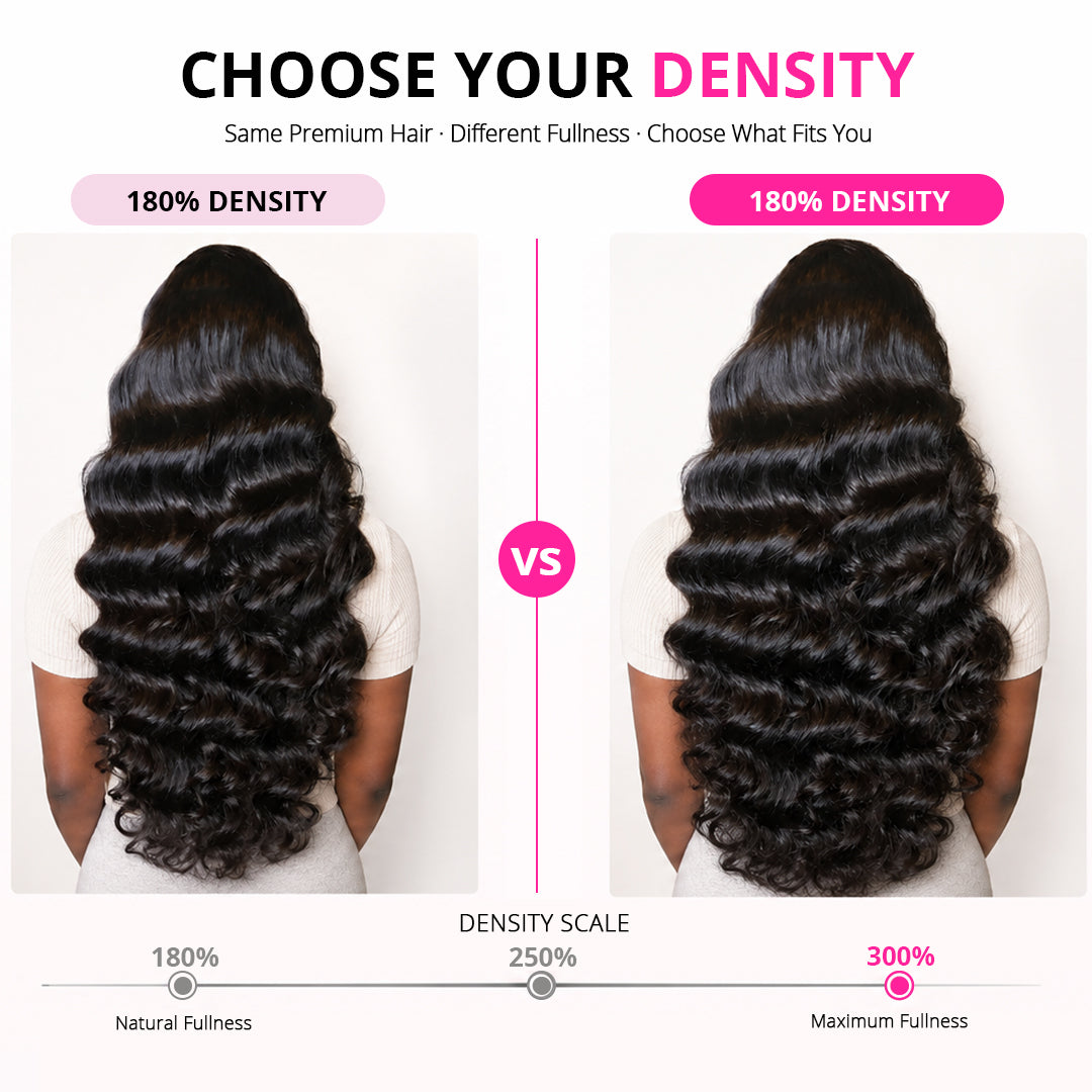 Zlike 360 Full Lace Glueless Loose Deep Wave Wigs Invisi Drawstring Natural Black Pull & Go Wigs