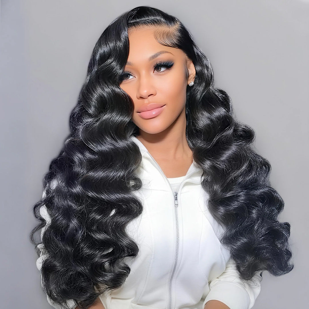 Zlike Loose Deep Transparent Lace Front Wigs Virgin Human Hair Frontal Lace Wig For Women