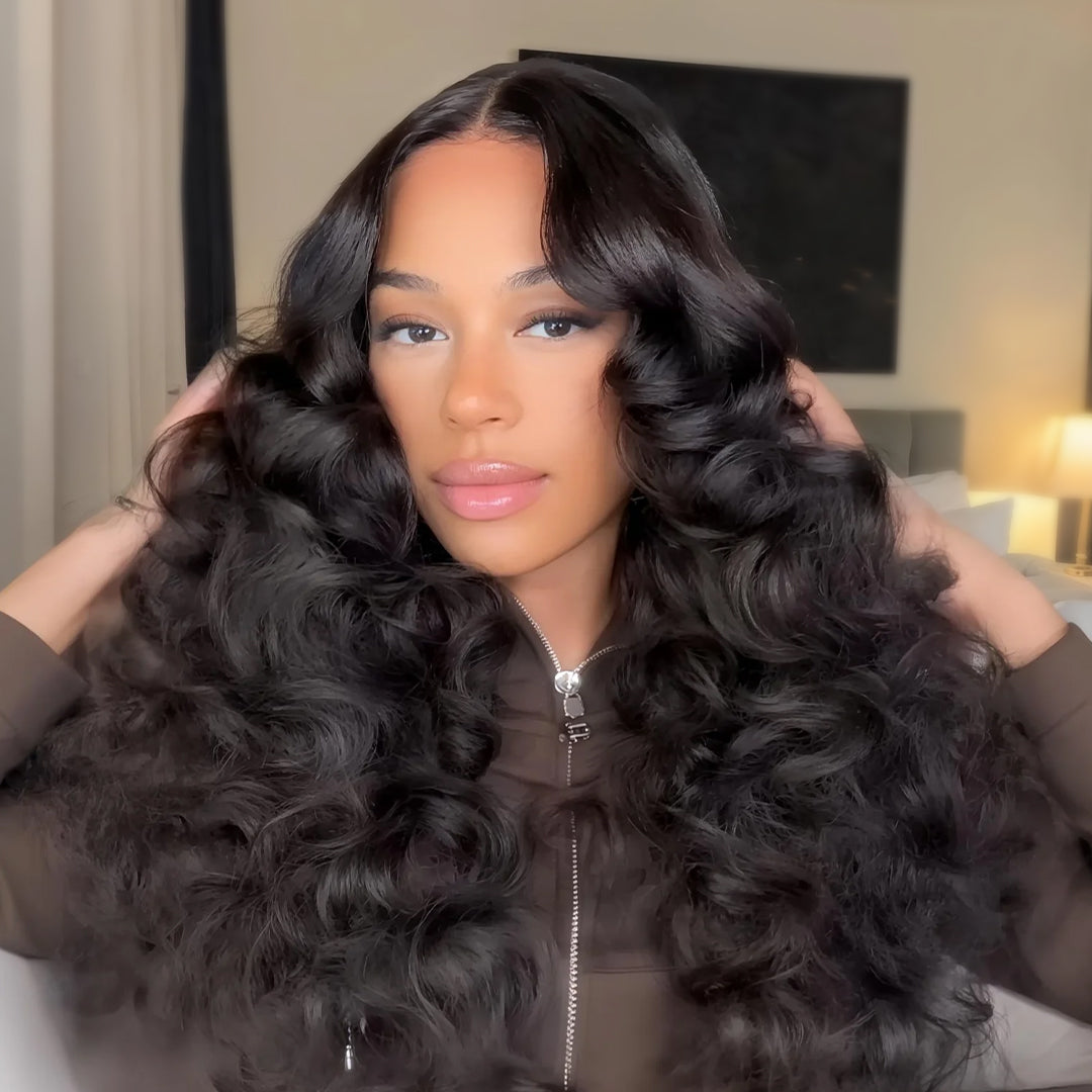 Zlike Latisha Bomb Funmi Curly Wigs 100% Human Hair Transparent Lace Front Wigs For Women