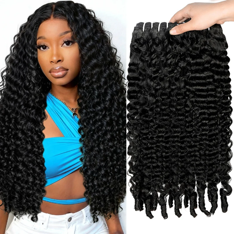 Zlike Burmese Curly Virgin Hair Bundles With Lace Frontal Natural Color 100% Human Hair