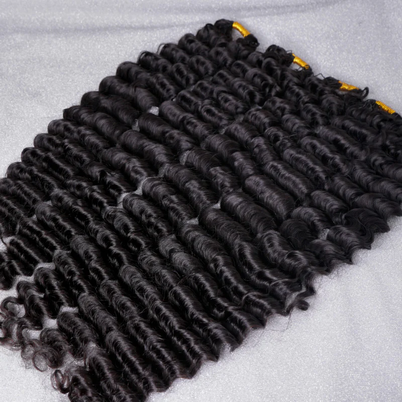 Zlike Deep Curly Crochet Human Hair for Natural Boho Braids Miracle knots