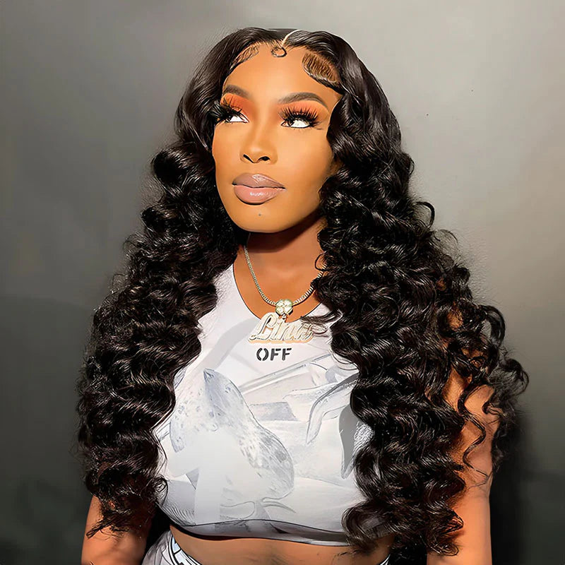 Loose Wave 5x5 HD Lace Closure Wig Pre Plucked Baby Hair Glueless 100% Humam Hair Wigs-Zlike