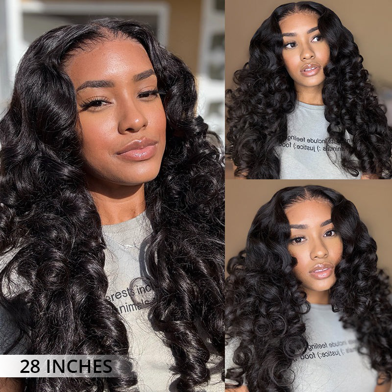 Zlike Latisha Bomb Funmi Curly Wigs 100% Human Hair Transparent Lace Front Wigs For Women