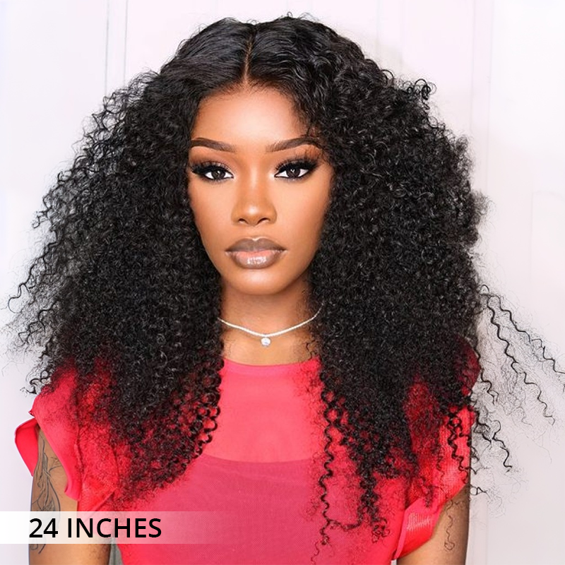 24"=$168 Water Wave Invisi-Strap 360 Lace Frontal Wigs Bleached Knots Pre Cut Human Hair Wigs