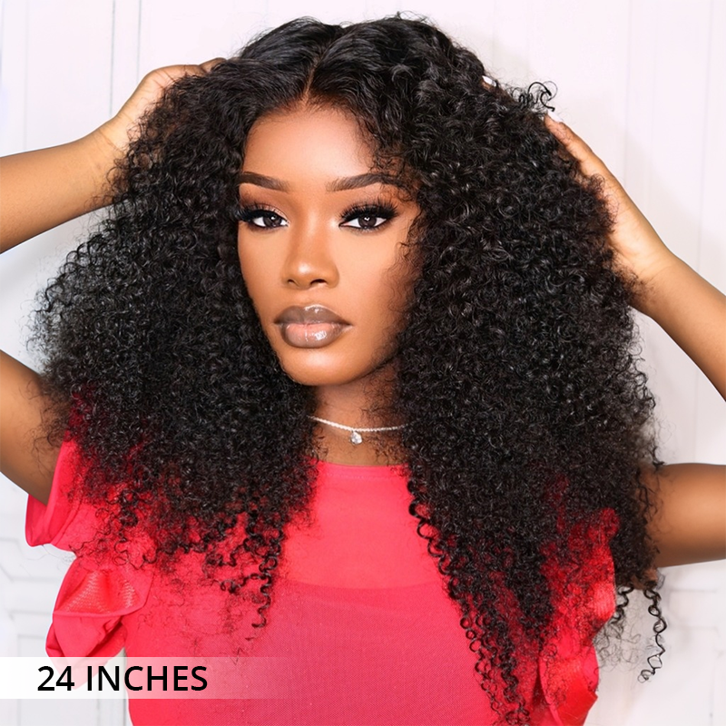 24"=$168 Water Wave Invisi-Strap 360 Lace Frontal Wigs Bleached Knots Pre Cut Human Hair Wigs